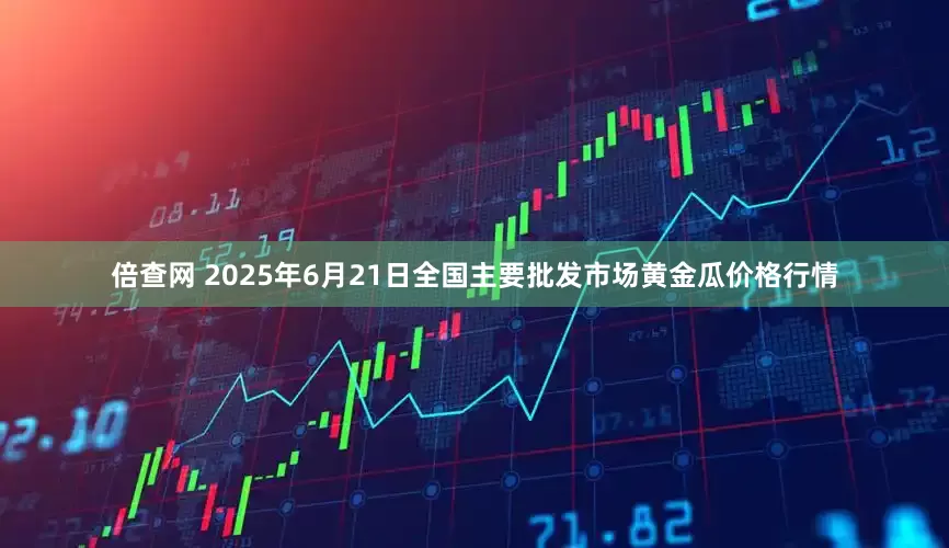 倍查网 2025年6月21日全国主要批发市场黄金瓜价格行情